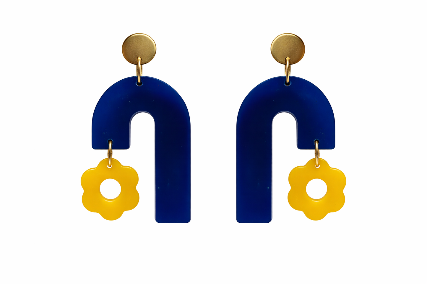 Midnight Bloom Statement Earrings
