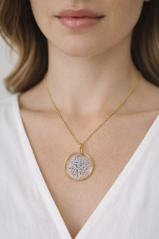 Golden Bloom Memory Necklace