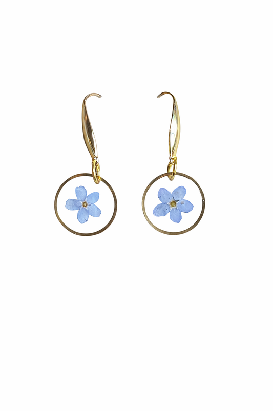 Forget me not earring